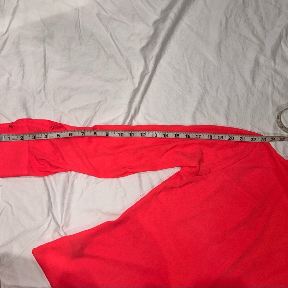 Express Red Button Down - Picture 6 of 10